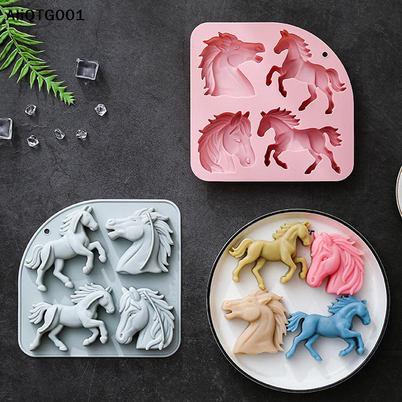 4-Cavity 3D Horse Silicone Mol – Silicone Cake Mold recenzja i cena