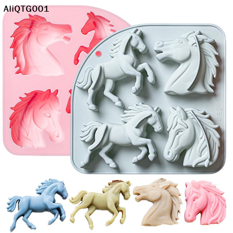 4-Cavity 3D Horse Silicone Mol – Silicone Cake Mold recenzja i cena