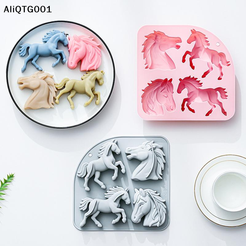 4-Cavity 3D Horse Silicone Mol – Silicone Cake Mold recenzja i cena