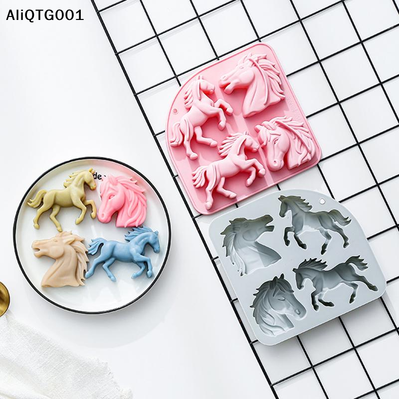 4-Cavity 3D Horse Silicone Mol – Silicone Cake Mold recenzja i cena