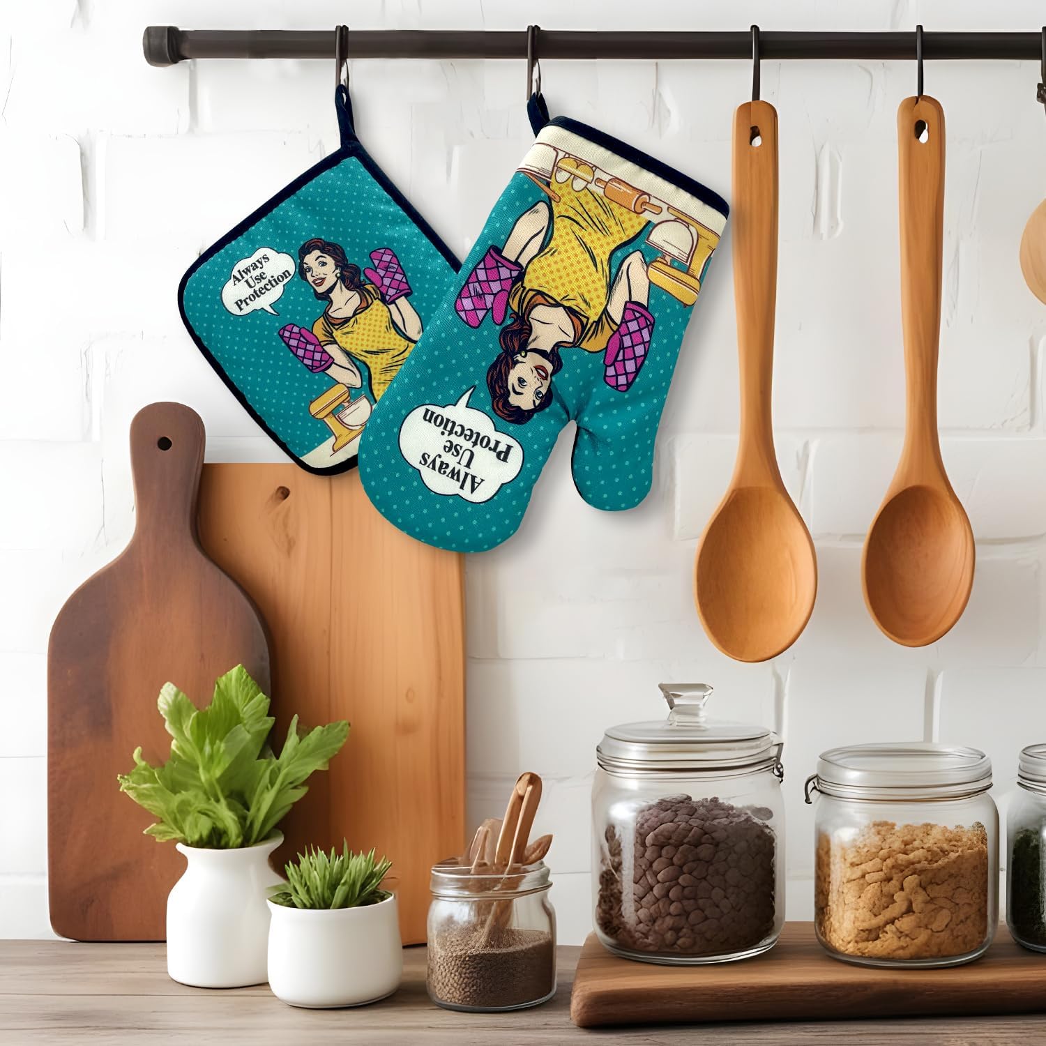 Always Use Protection,Funny Ov – Kitchen Baking Area Ideas recenzja i cena