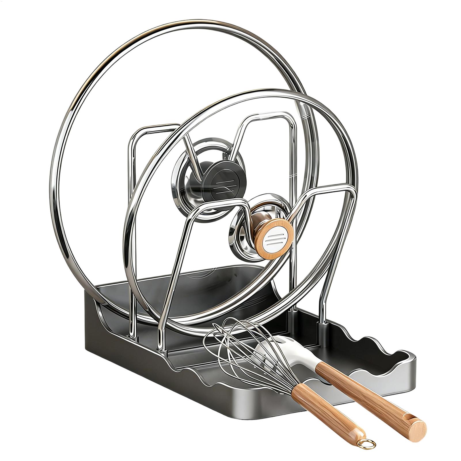 Pot Lid Rack Vertical Spoon St – Kitchen Baking Pantry recenzja i cena