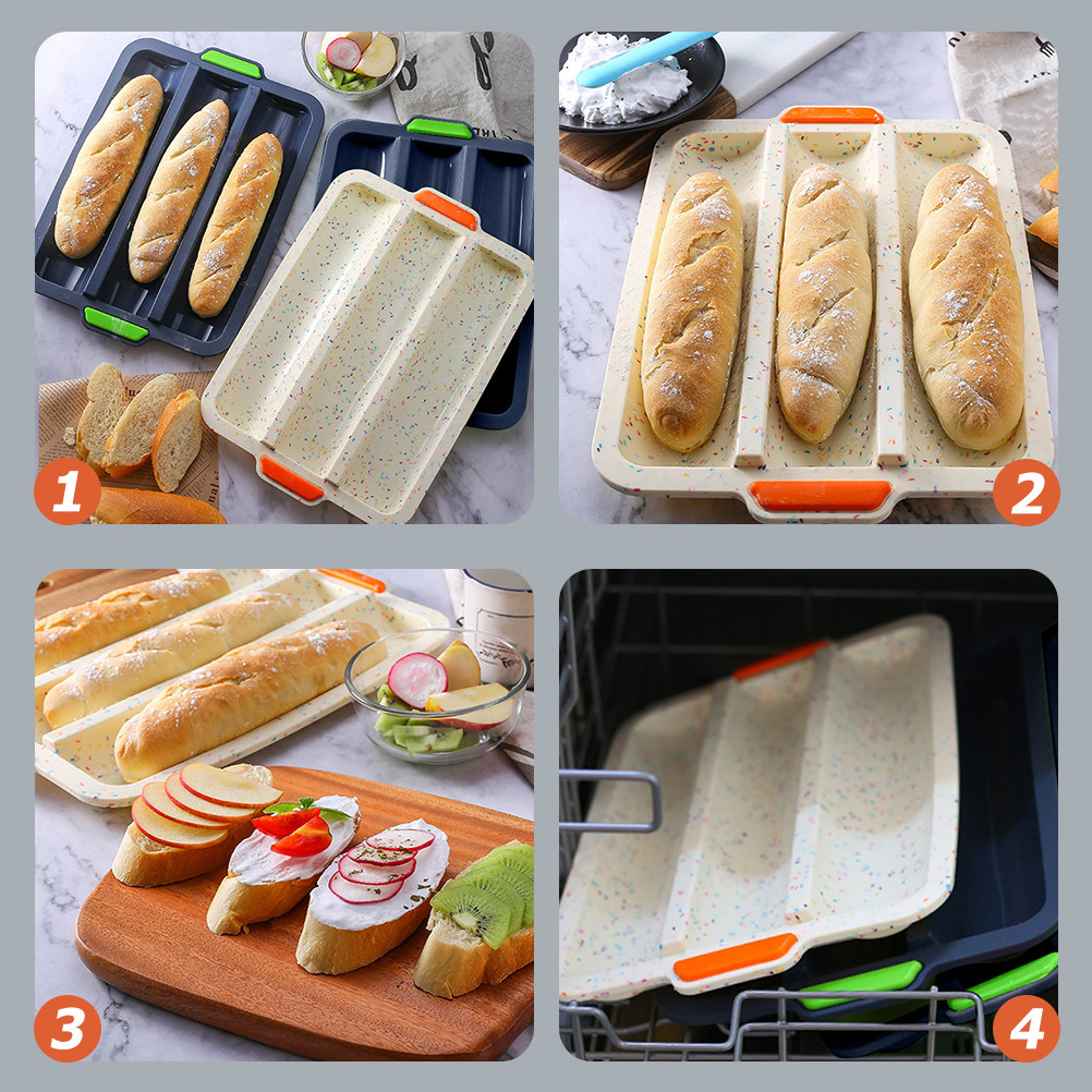 Silicone French Bread Mold 3 S – Baking Kitchen At Home recenzja i cena