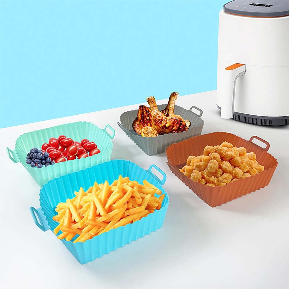 Silicone Fryer Mold Air Fryer  – Kitchen Baking Tray recenzja i cena