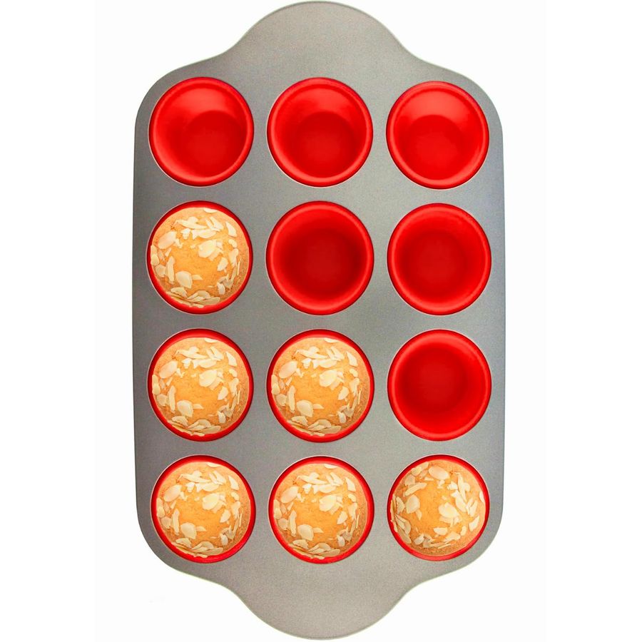 NonStick 12 Cup Silicone Muffi – Muffin Tin Nonstick recenzja i cena