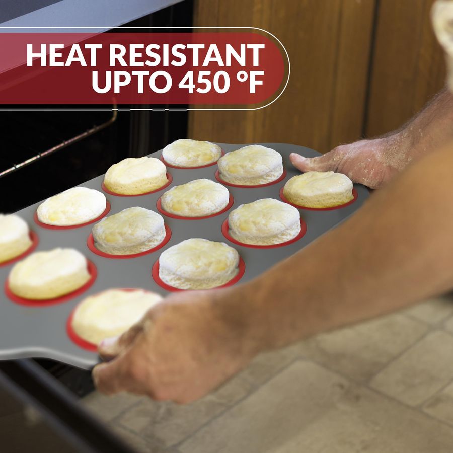 NonStick 12 Cup Silicone Muffi – Muffin Tin Nonstick recenzja i cena