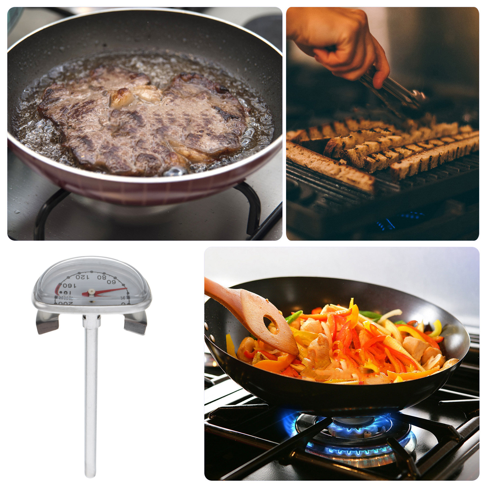Stainless Steel Fry Thermomete – Kitchen Baking Tools recenzja i cena