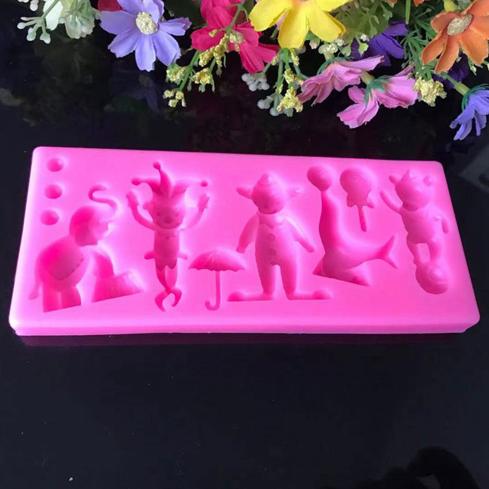 2Pcs Circus Fondant Mold Silic – Silicone Cake Mold recenzja i cena