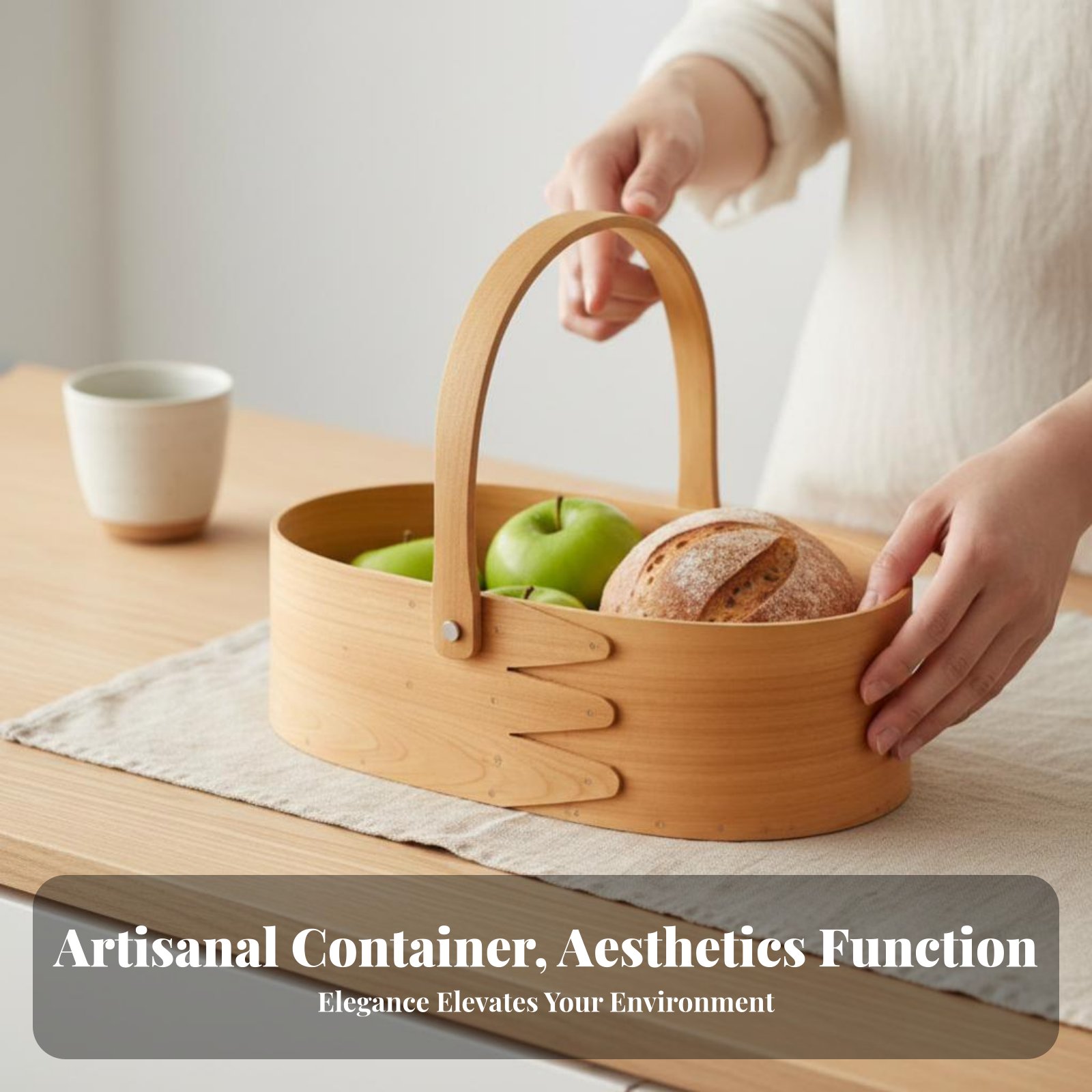 Handled Wood Chip Container Ja – Kitchen Baking Tools recenzja i cena