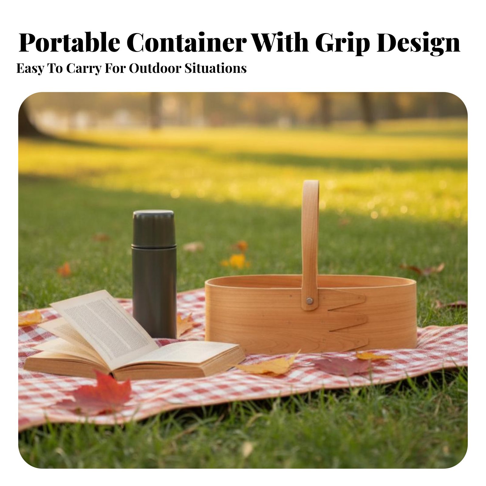 Handled Wood Chip Container Ja – Kitchen Baking Tools recenzja i cena