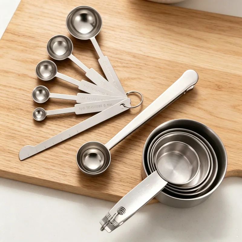 Stackable Stainless Steel Meas – Baking Powder Kitchen recenzja i cena